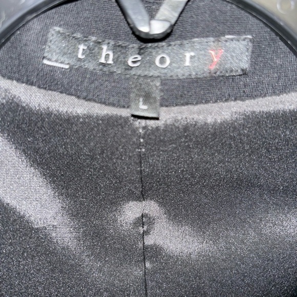 Theory Single Button Bi-stretch Blazer Black Size L - Picture 11 of 11